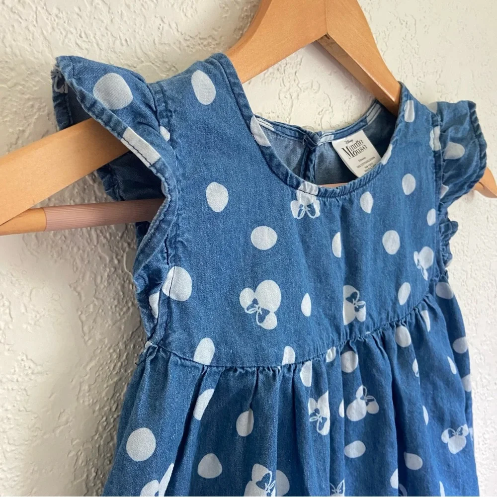 Disney Mini Mouse Chambray Denim Dress
